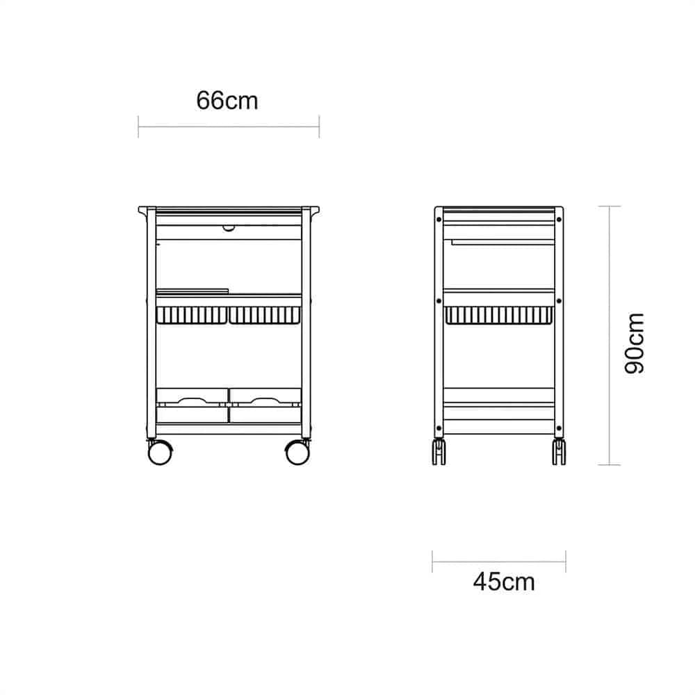 Organizador De Cocina Carro Auxiliar Parrilla Tramontina — miniatura 4