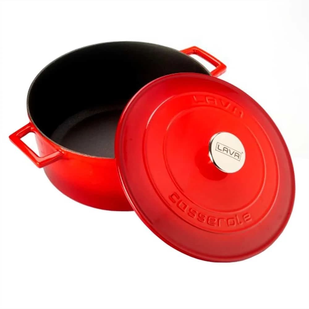 Olla Cacerola Lava Esmaltada Hierro Fundido 28 Cm 6.7 Litros — imagen 1 de 3