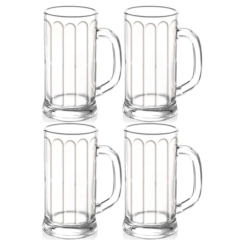 Jarra De Cerveza Vidrio 415 Ml X4 Unid. Tariq — imagen 1 de 1