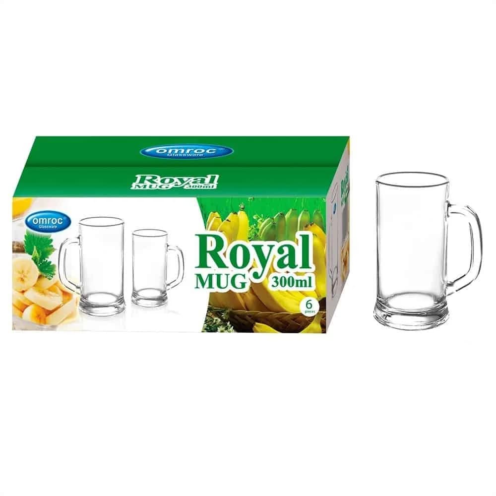 Jarra De Cerveza Vidrio 300 Ml X6 Unid. Tariq — miniatura 2