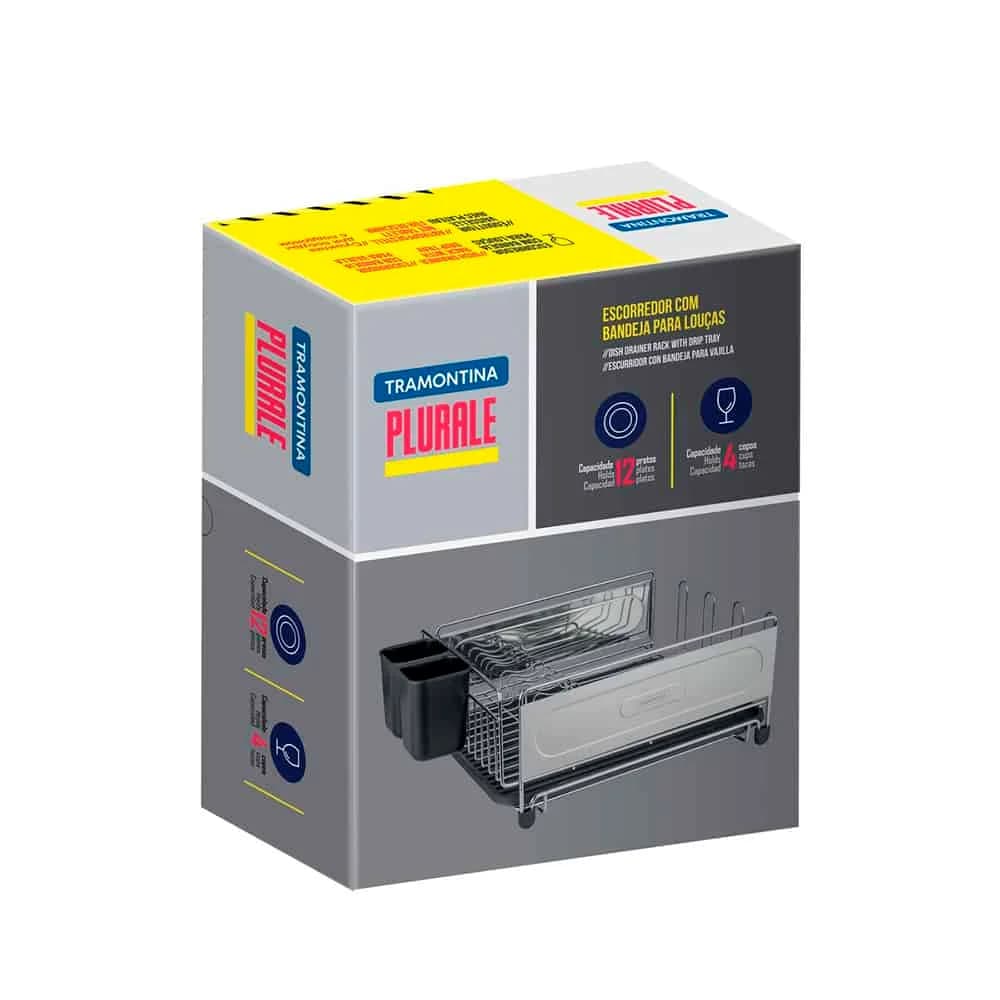 Escurridor De Vajilla Tramontina Acero Inoxidable Extensible — miniatura 6