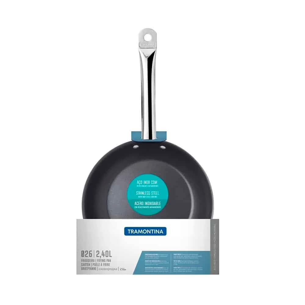 Sarten Tramontina Acero Inoxidable Induccion 26 Cm Antiadher — miniatura 2