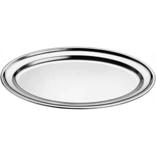 Bandeja Asadera Fuente Oval Acero Inox 30 Cm Grupo Dos — imagen 1 de 1