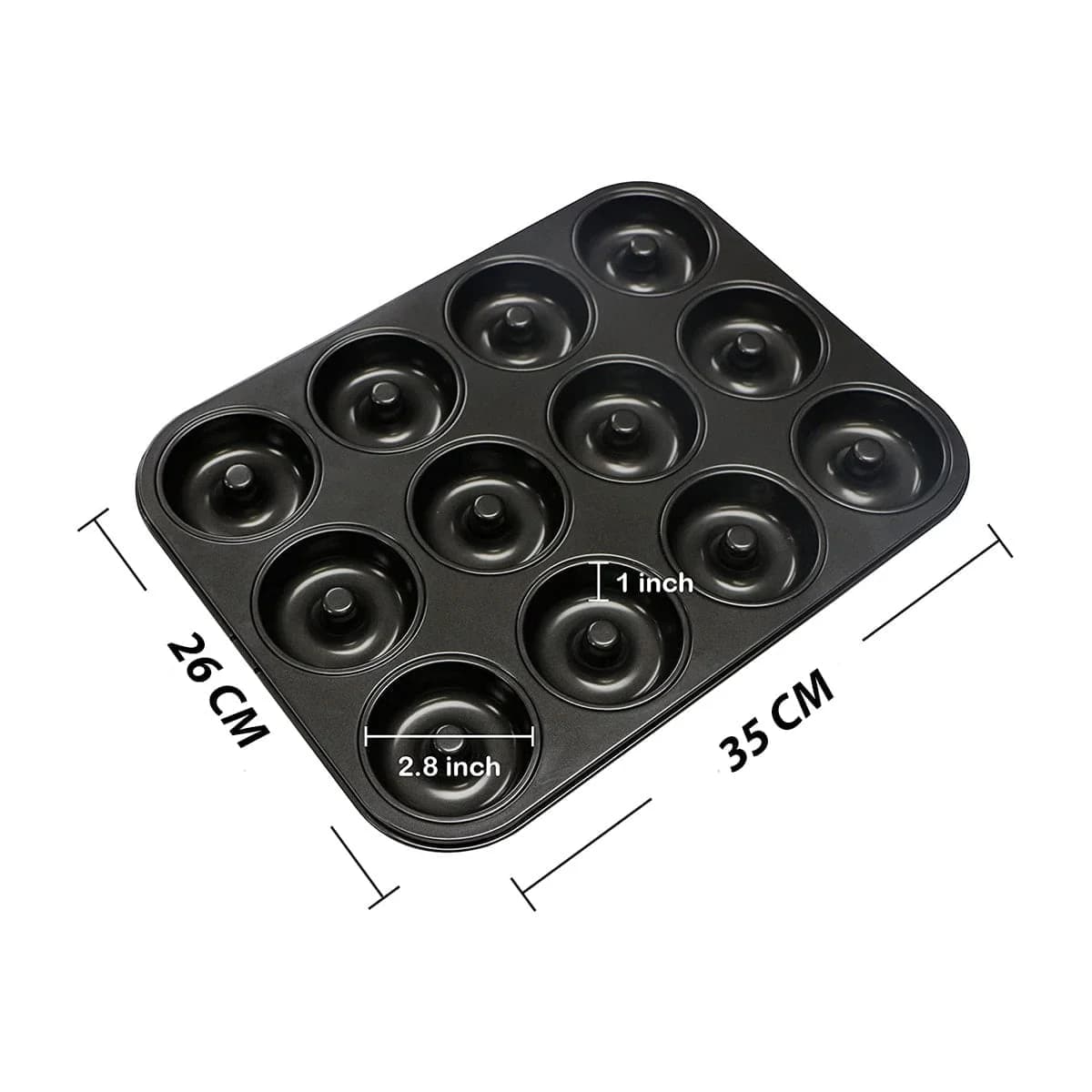 Molde De Donas X12 Teflon Antiadherente Asadera — miniatura 2