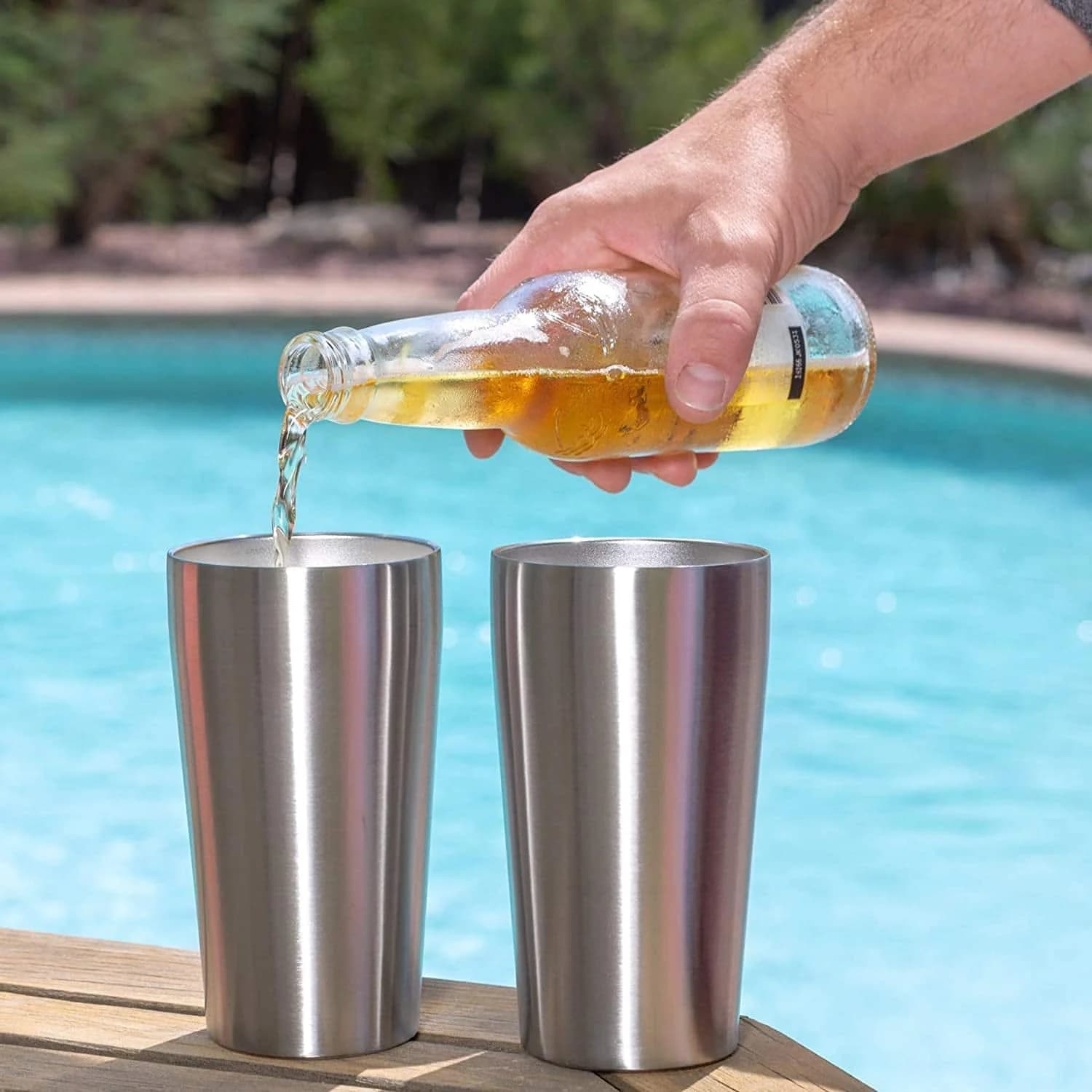 Vaso De Acero Inoxidable 750 Ml Mezclador Cocteleria Barman — imagen 2 de 2