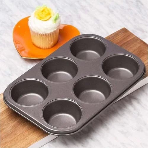 Molde Tefon Antiadherente Para 6 Muffins Grupo Dos — miniatura 3