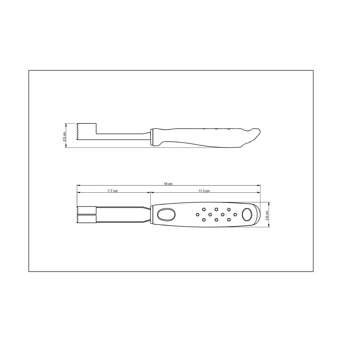 Descorazador Extractor De Pulpa Tramontina Utilita — miniatura 3
