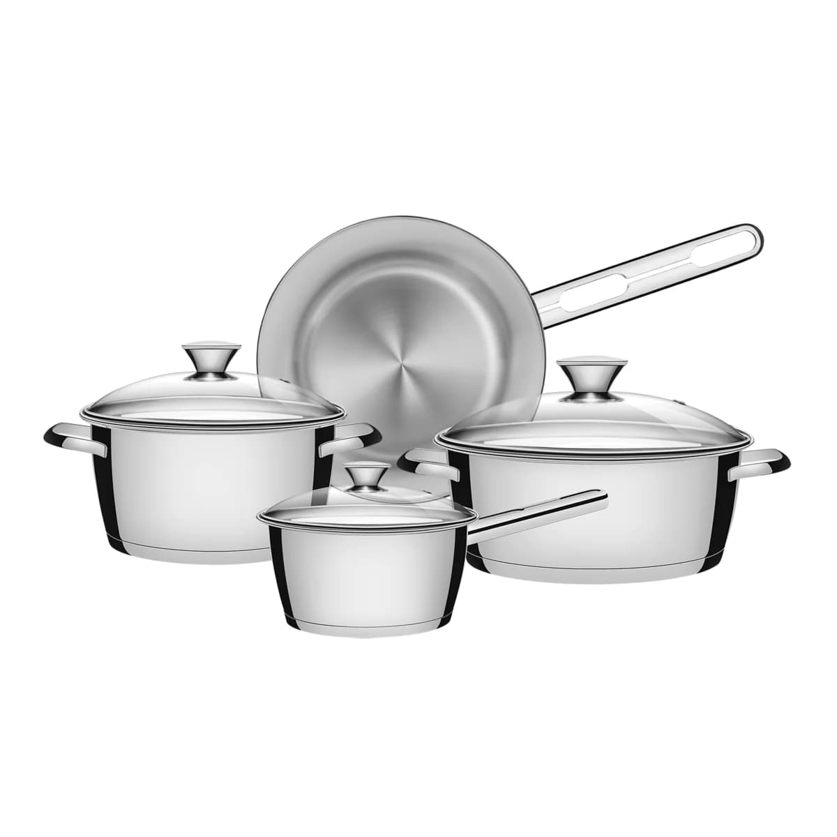 Bateria De Cocina Tramontina Ollas Induccion 4 Pza Allegra — imagen 1 de 5