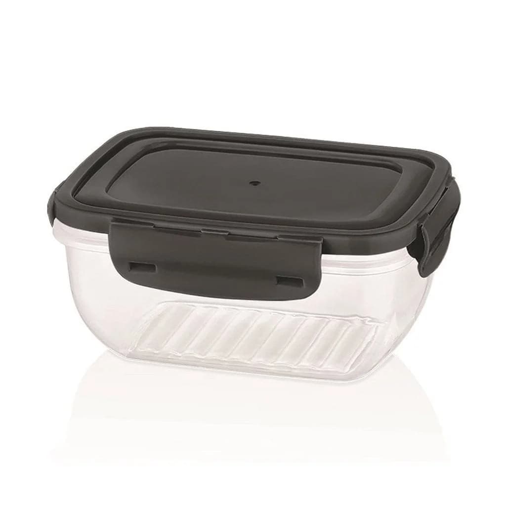 Tupper Plastico Rectangular Hermetico 1400 Ml Bager — imagen 1 de 3
