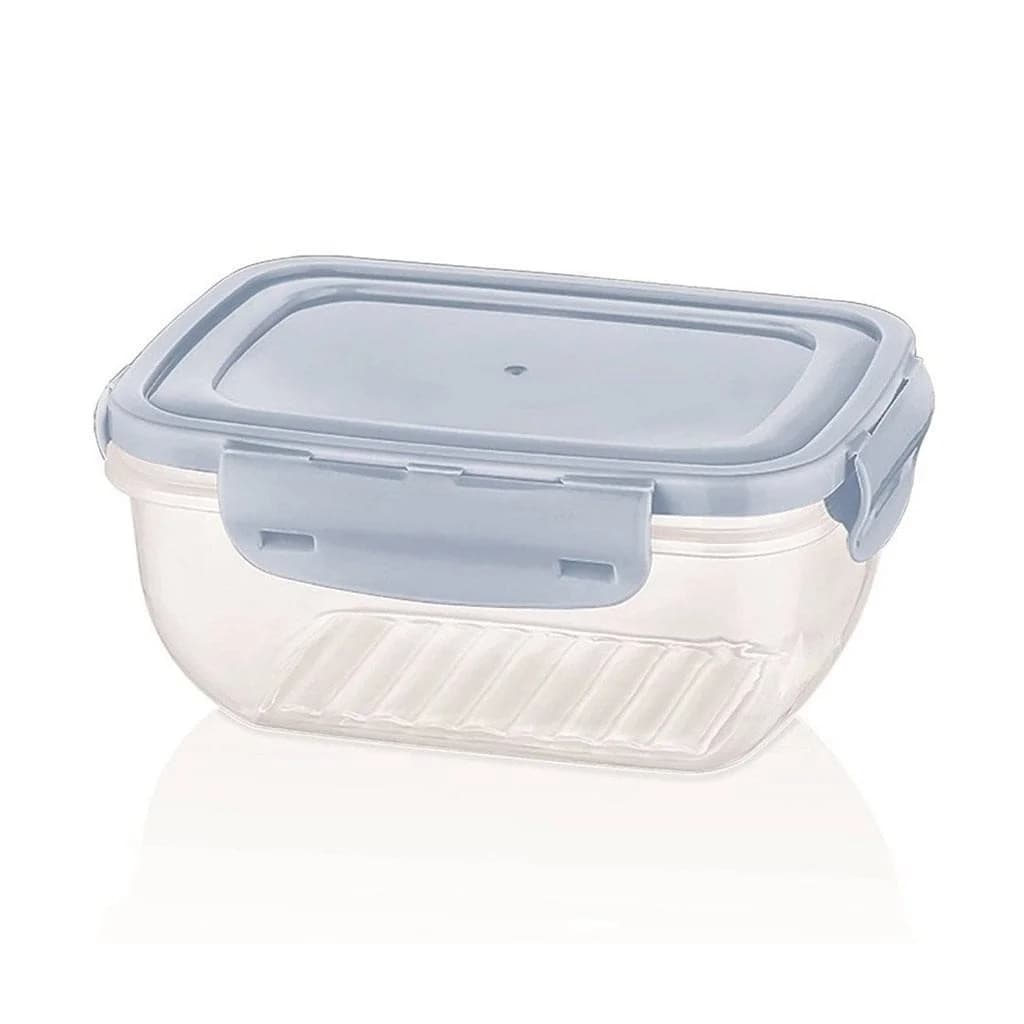 Tupper Plastico Rectangular Hermetico 1400 Ml Bager — imagen 2 de 3
