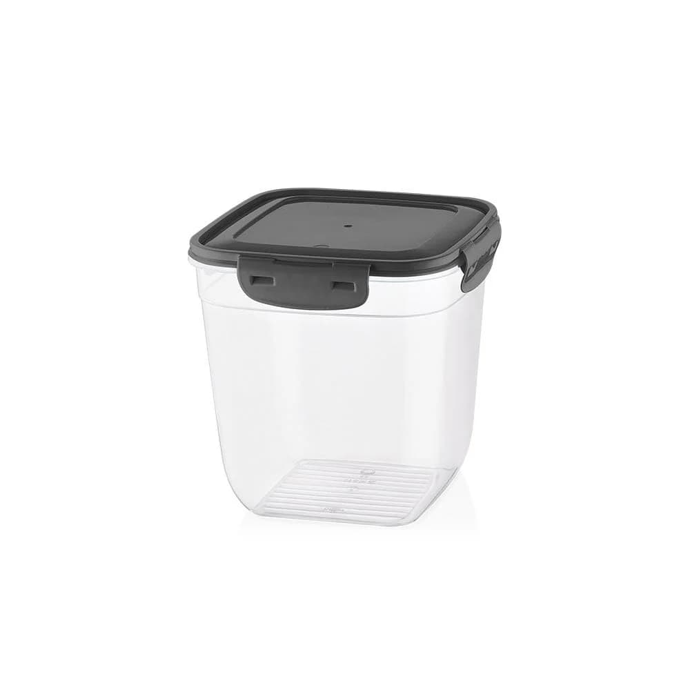 Tupper Plastico Contenedor Cuadrado Hermetico 3250 Ml Bager — imagen 1 de 3