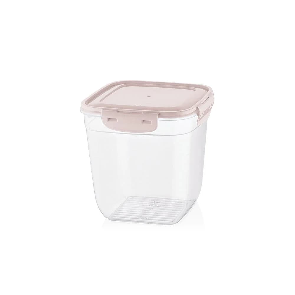 Tupper Plastico Contenedor Cuadrado Hermetico 3250 Ml Bager — miniatura 3