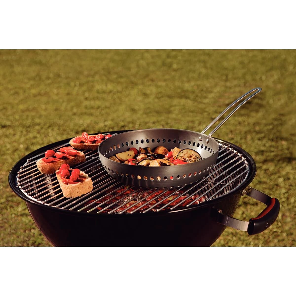 Wok Sarten Tramontina 26 Cm Para Parrilla Aluminio Anodizado — miniatura 4