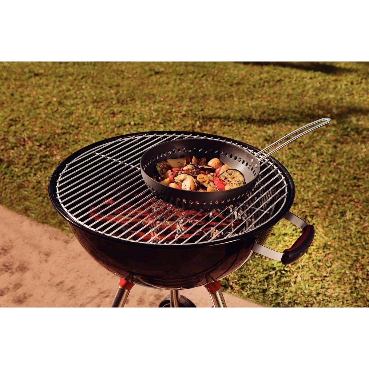 Wok Sarten Tramontina 26 Cm Para Parrilla Aluminio Anodizado — miniatura 5