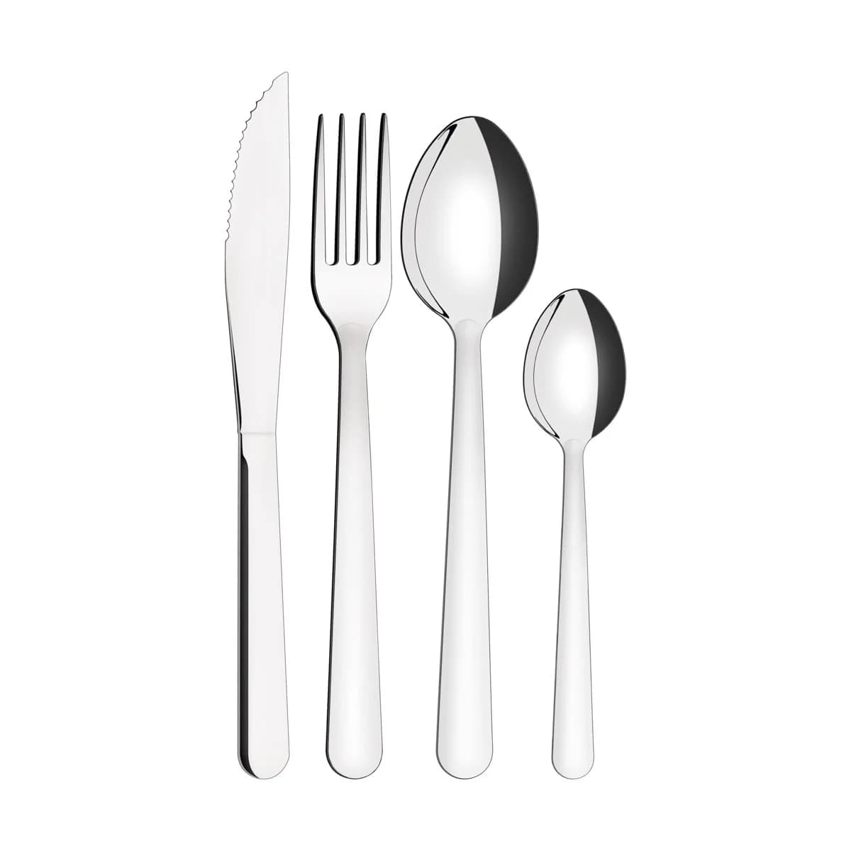 Juego De Cubiertos Tramontina Malibu Acero Inox 24 Piezas — miniatura 4