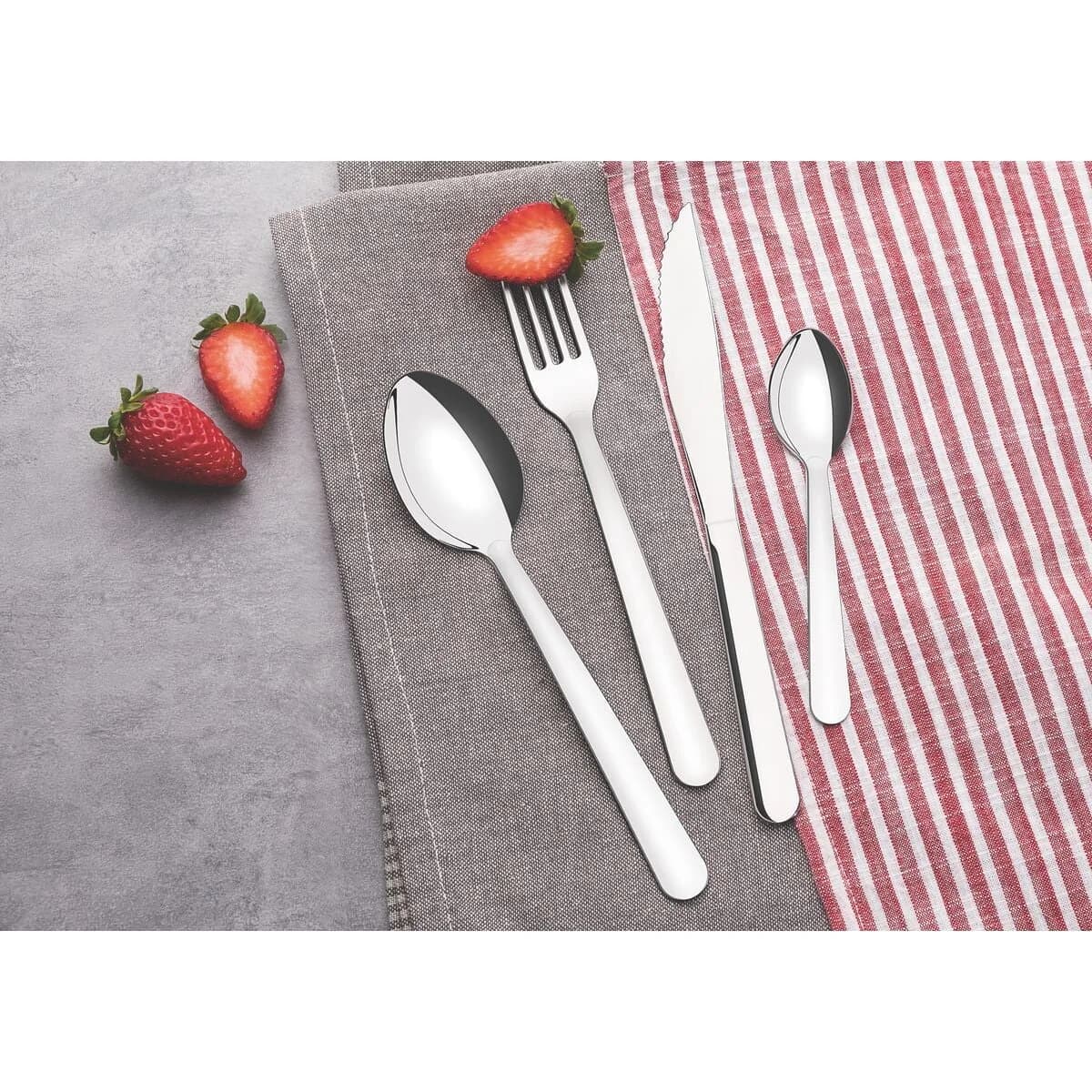 Juego De Cubiertos Tramontina Malibu Acero Inox 24 Piezas — miniatura 5