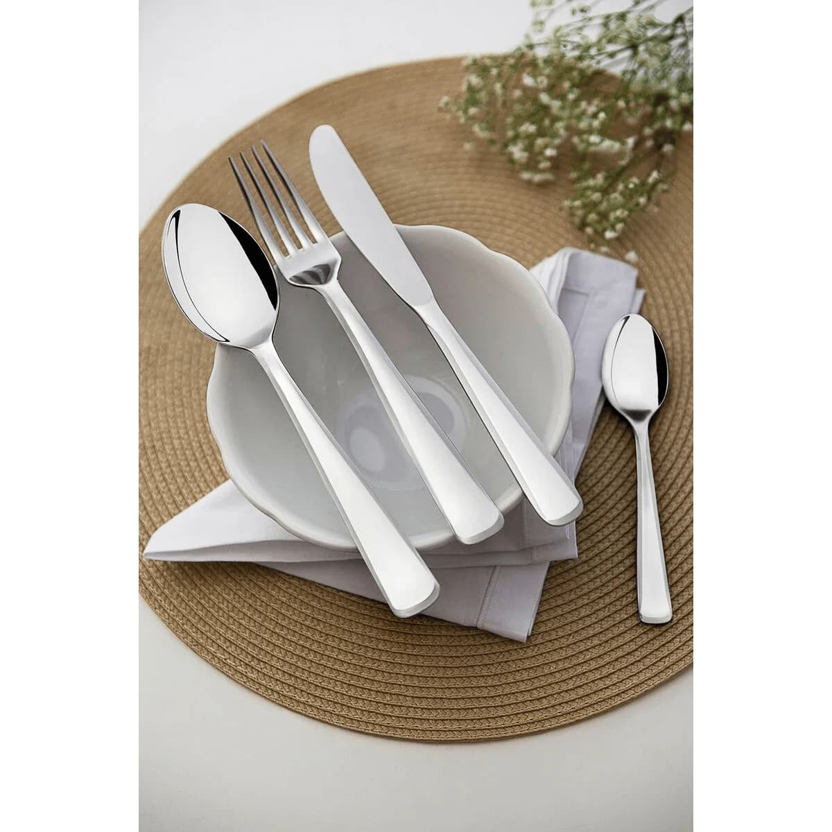 Juego De Cubiertos Tramontina Pacific Acero Inox 24 Piezas — miniatura 5