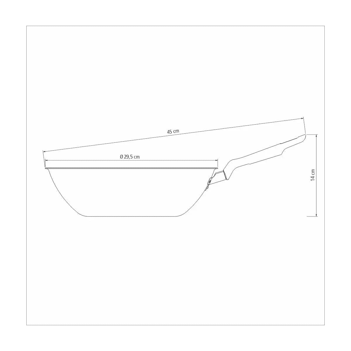 Sarten Wok Tramontina Teflon Antiadherente 28 Cm Loreto — miniatura 3