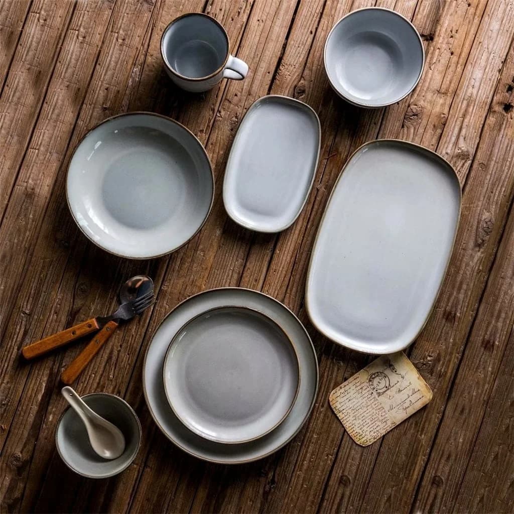 Juego De Vajilla Ceramica 16 Piezas Con Taza Organic — imagen 2 de 2
