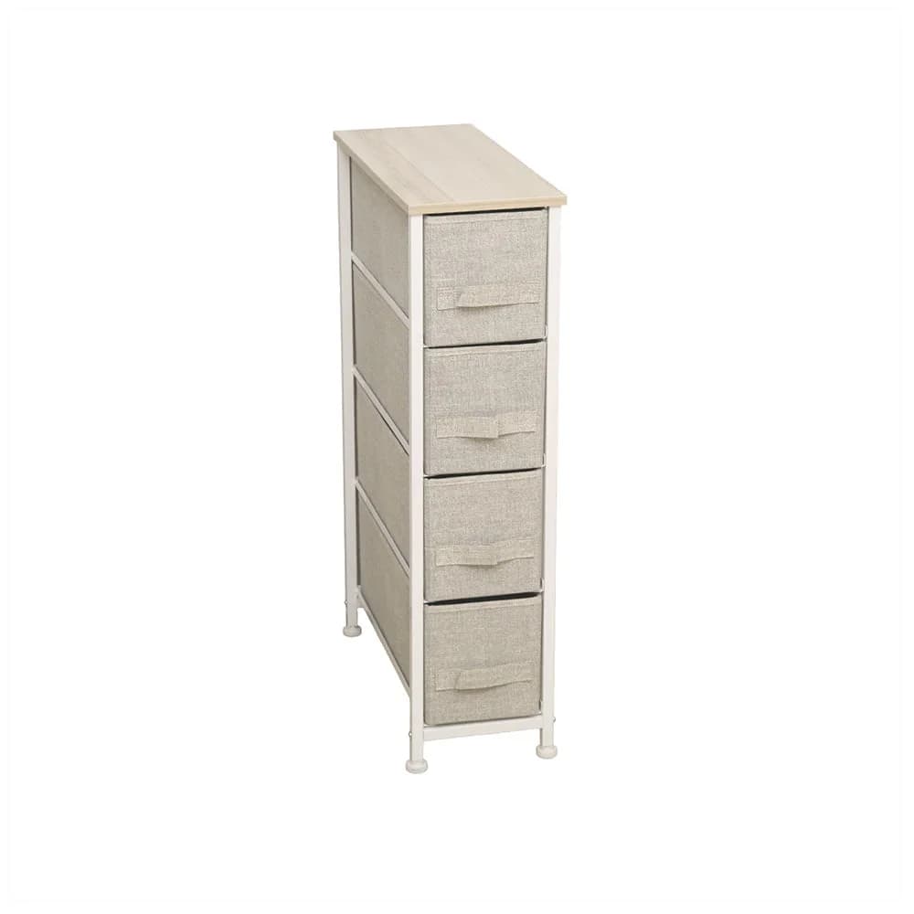 Mueble Organizador Tela Y Acero 4 Cestos Cajones Grupo Dos — imagen 1 de 1
