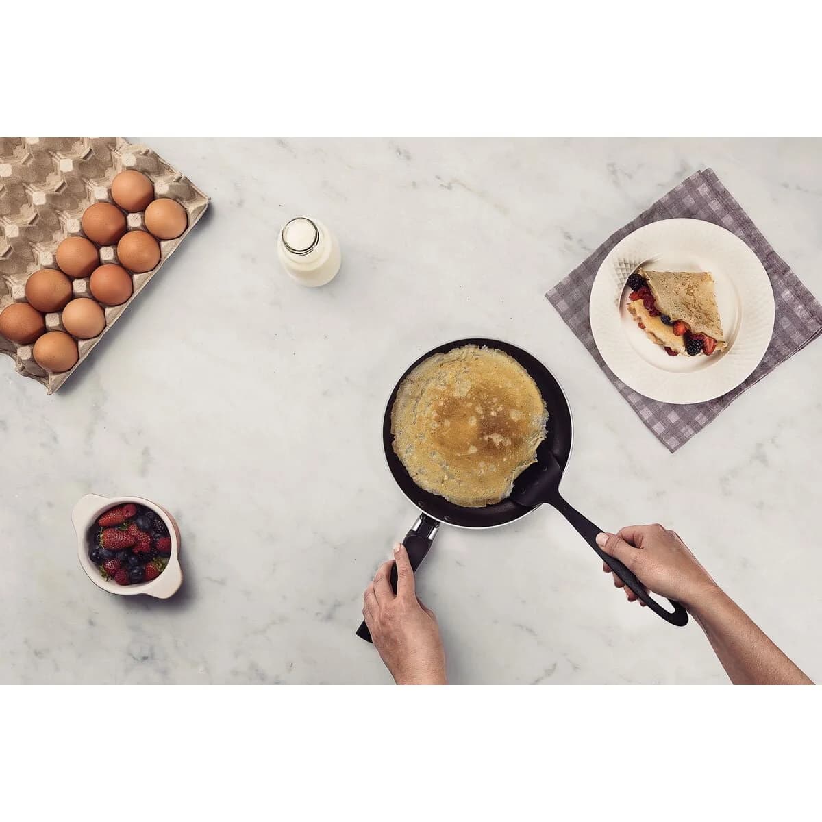 Espatula De Cocina Nylon Para Teflon Negro 30 Cm Ability — miniatura 4