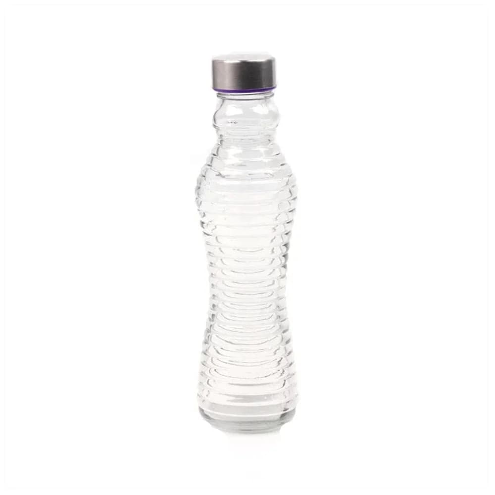 Botella De Vidrio 1000 Ml Con Tapa Rosca Metal — imagen 1 de 1