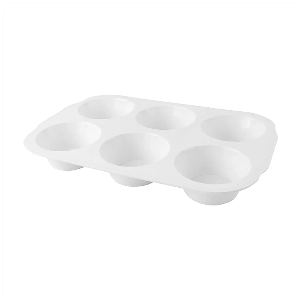 Molde De Silicona 6 Muffins 28 X 19 Cm Antibacterial — imagen 1 de 3