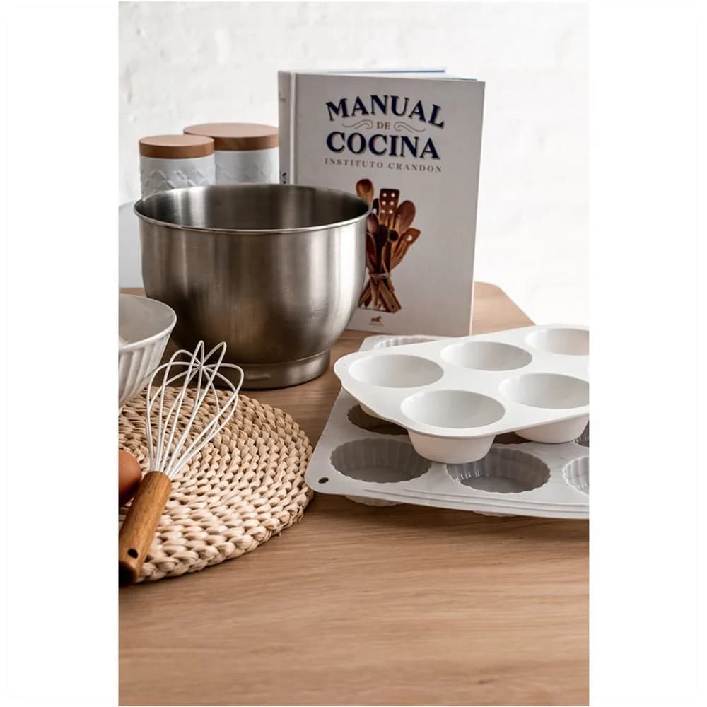 Molde De Silicona 6 Muffins 28 X 19 Cm Antibacterial — miniatura 3