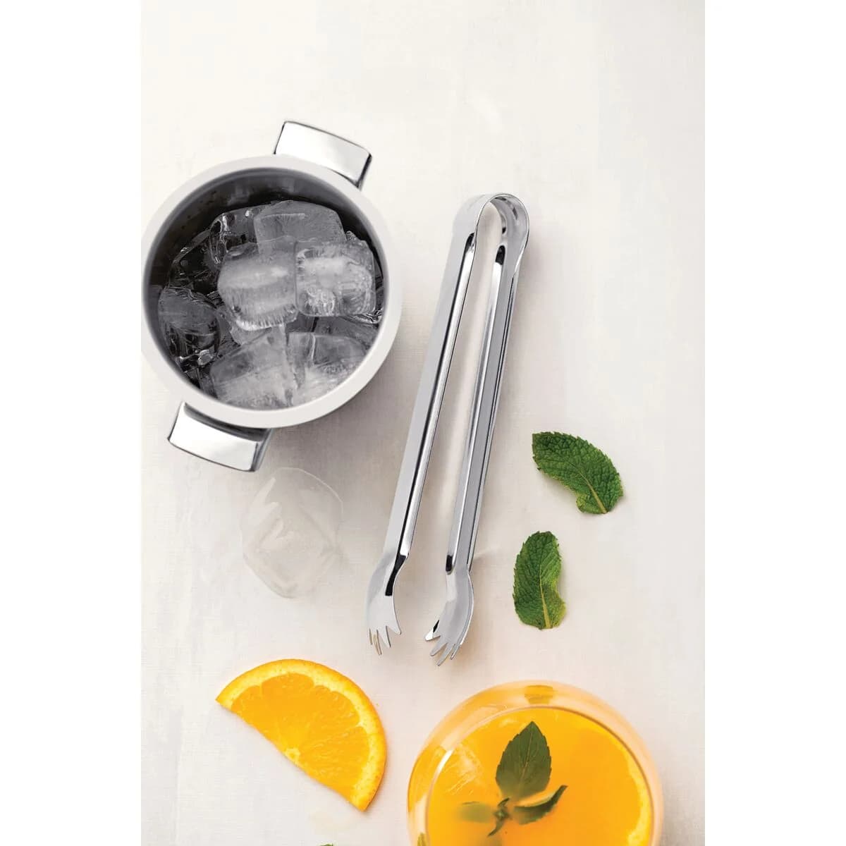 Pinza Para Hielo Tramontina Acero Inoxidable Grupo Dos 18 Cm — miniatura 3