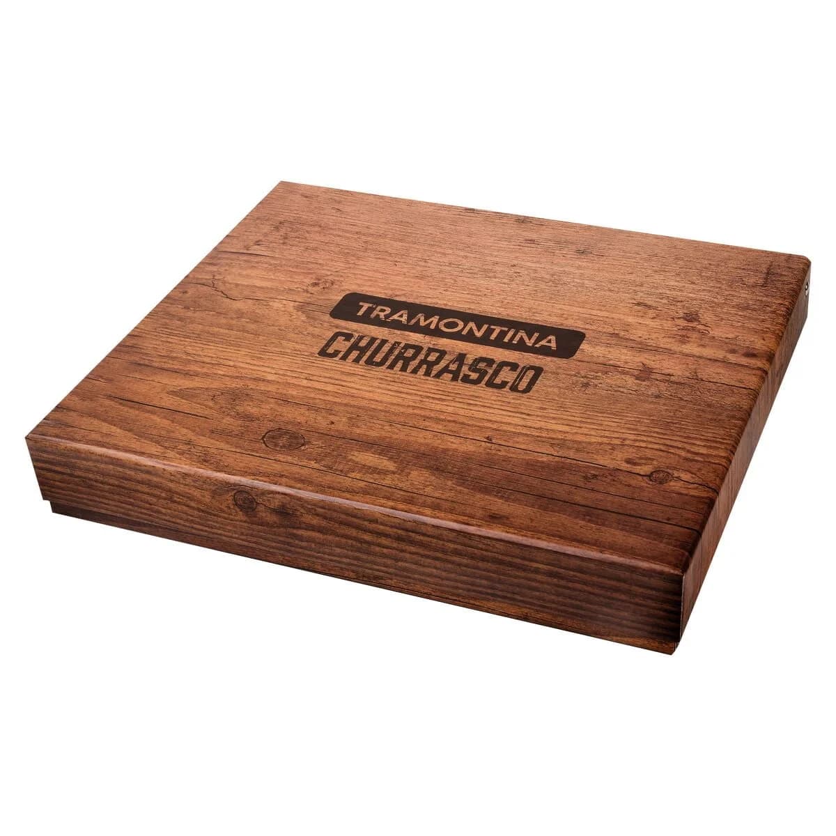 Juego De Asado Cubiertos Tabla Tramontina Polywood 15 Piezas — miniatura 2