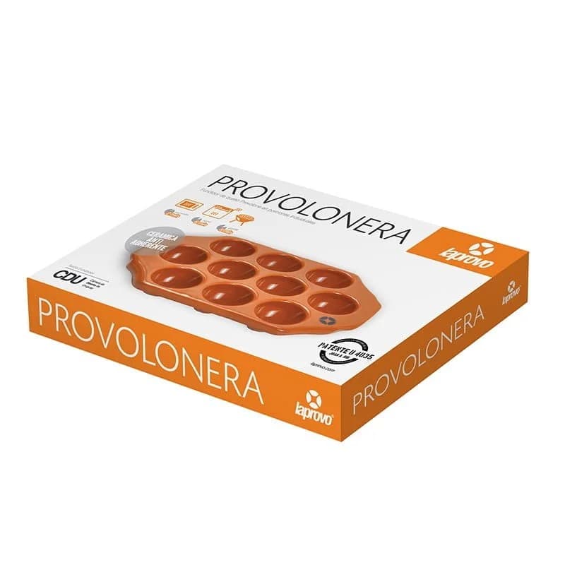 Provolonera Ceramica Terracota 18,5 Cm X 12 10 Porciones — miniatura 2