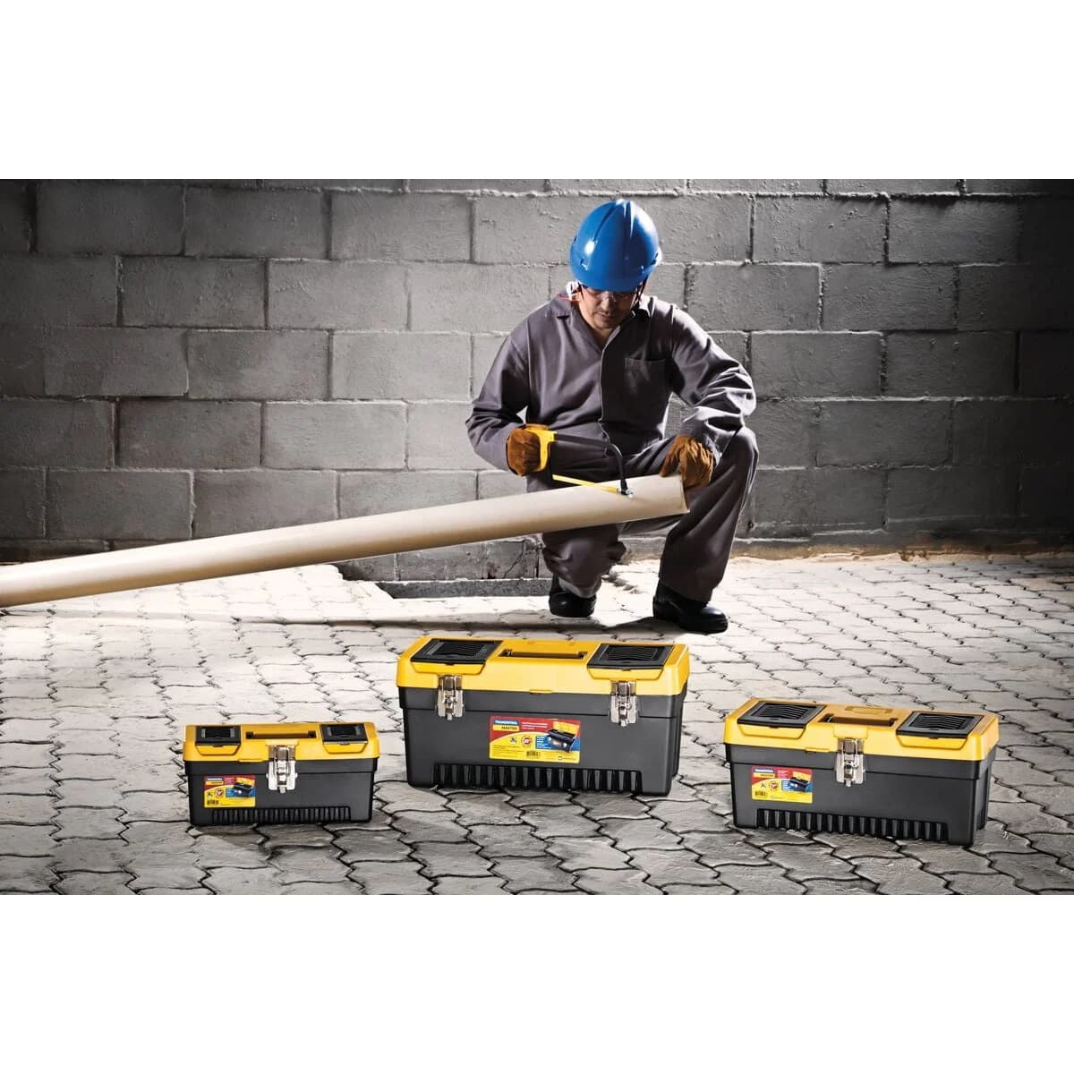 Caja De Herramientas Tramontina Con Bandeja 43 Cm X 19 Cm — miniatura 4
