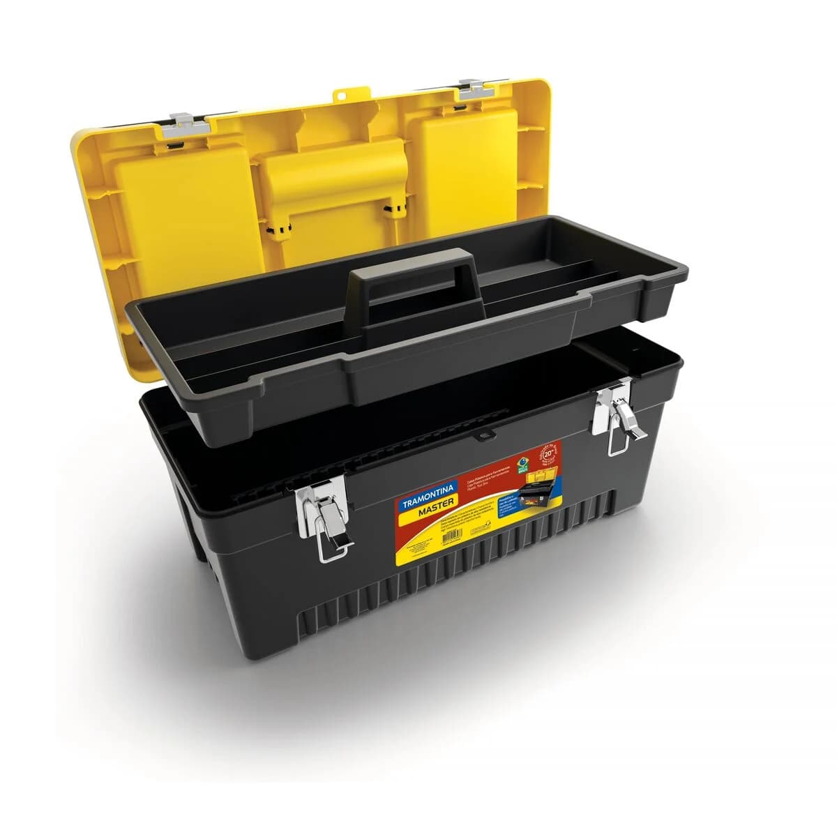 Caja De Herramientas Tramontina Con Bandeja 51 Cm X 24 Cm — miniatura 2