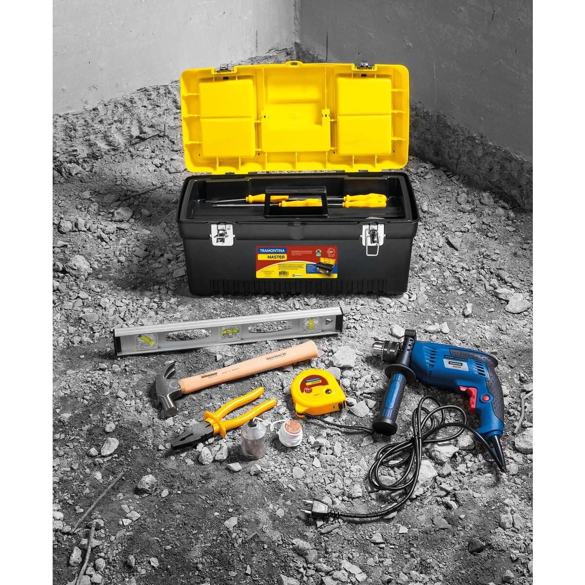 Caja De Herramientas Tramontina Con Bandeja 51 Cm X 24 Cm — miniatura 4