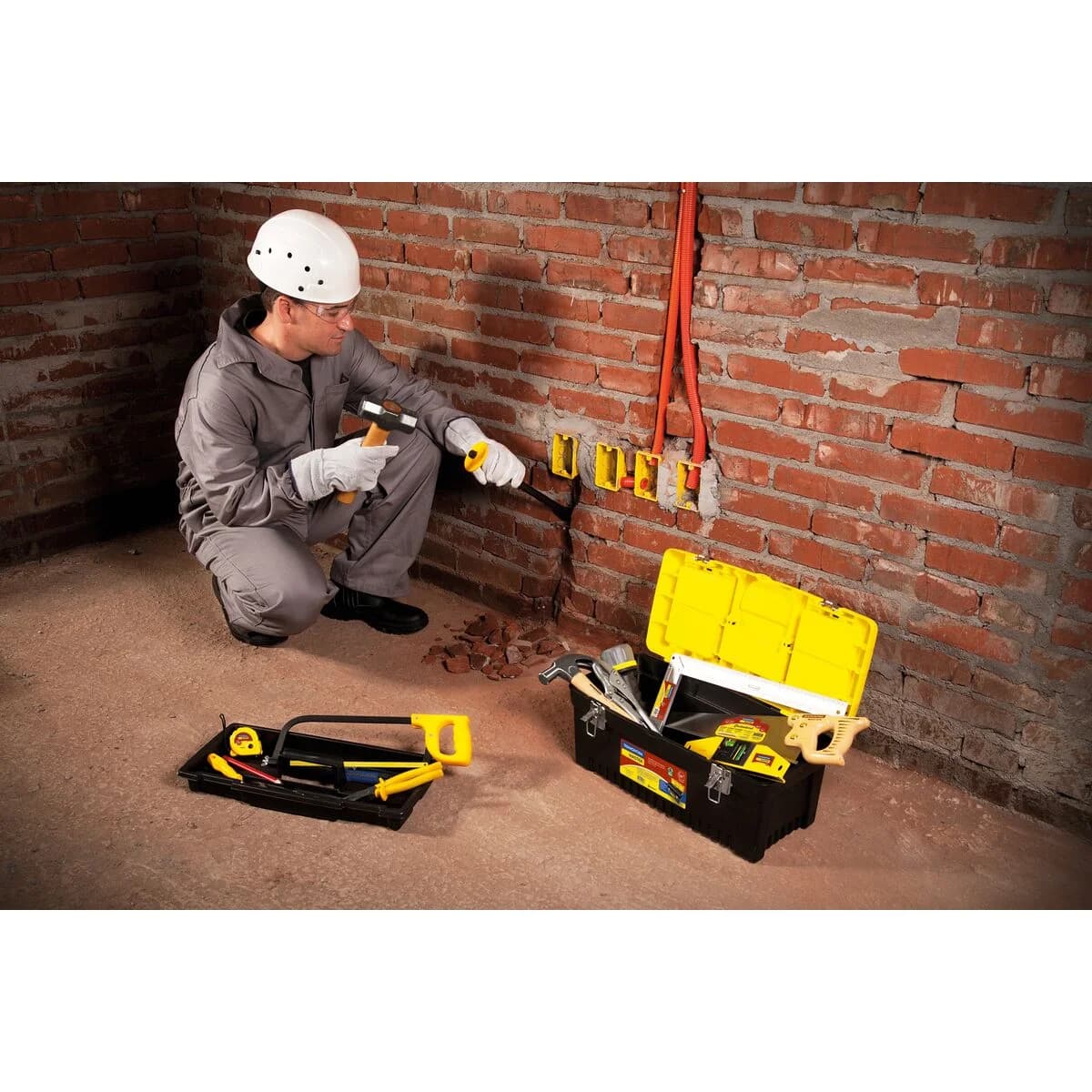 Caja De Herramientas Tramontina Con Bandeja 51 Cm X 24 Cm — miniatura 6
