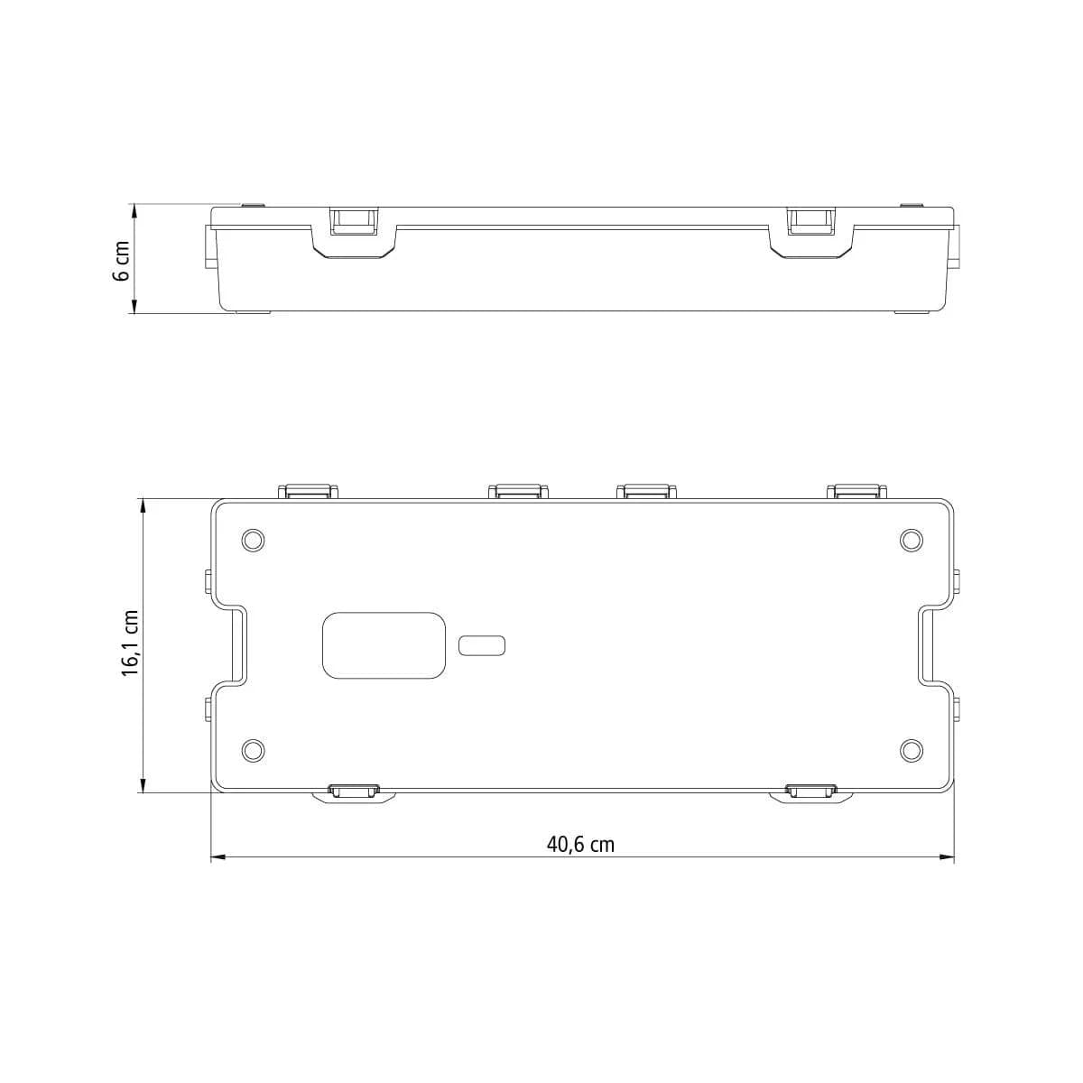 Caja Organizadora Tramontina 13 Divisores 41 Cm X 16 Cm — miniatura 3