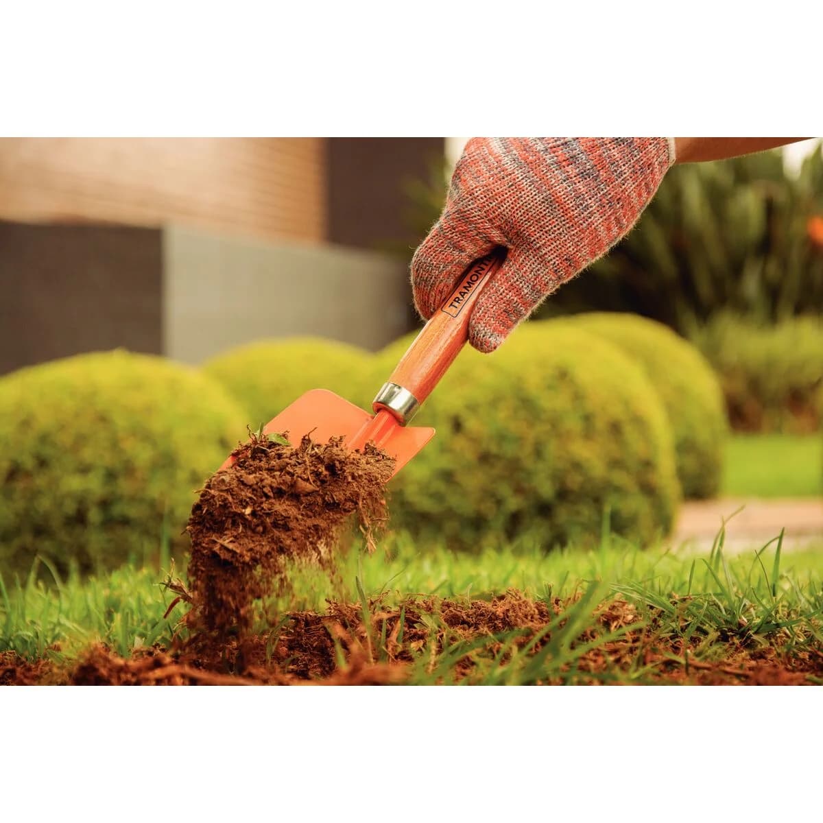 Pala De Metal Tramontina Jardineria Mango Madera 30 Cm — miniatura 5
