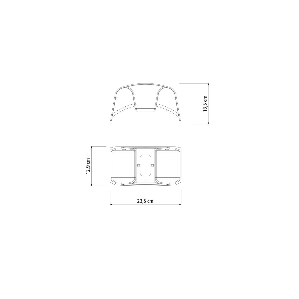 Soporte De Pared Plastico Fijo Para Manguera Tramontina — miniatura 3