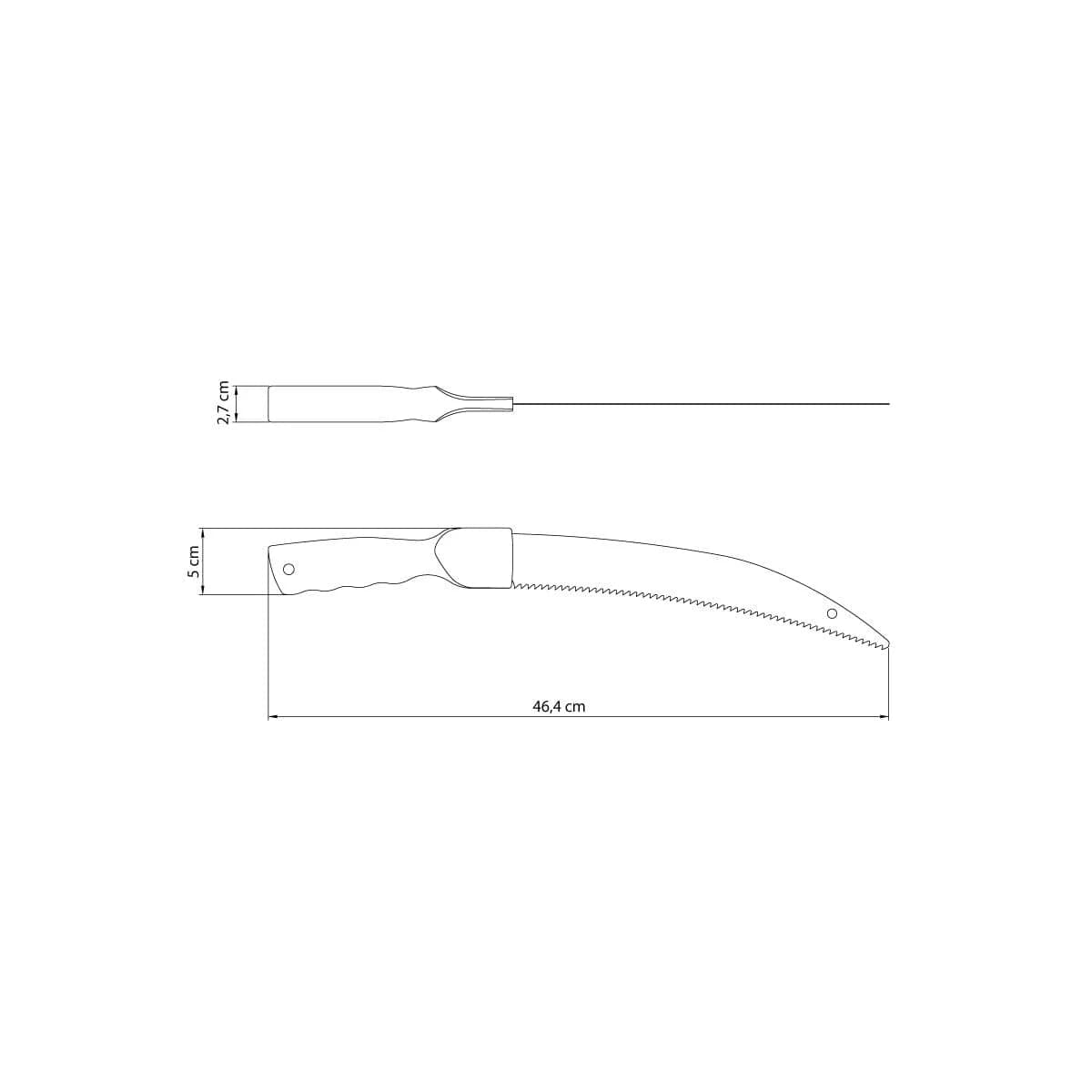 Serrucho De Poda Tramontina Utility 46 Cm Acero Carbono — miniatura 2