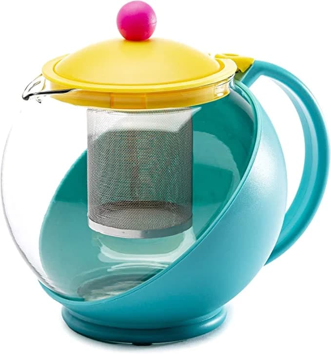 Tetera De Vidrio Con Filtro 750 Ml Colores Grupo Dos — miniatura 3