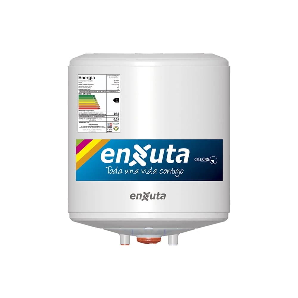 Termotanque Calefon Enxuta 15 Litros De Acero Ef Clase C — imagen 1 de 2
