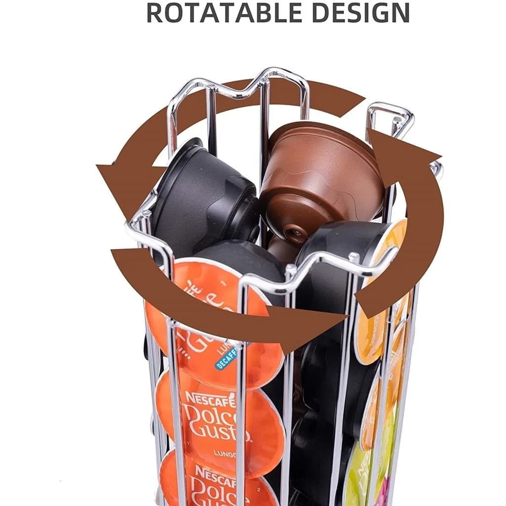 Soporte Giratorio Cafe Dolce Gusto Metal 24 Capsulas — miniatura 2