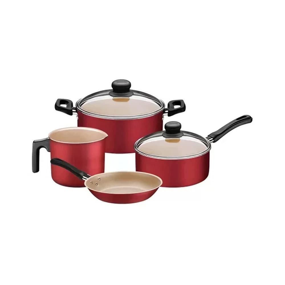 Juego De Ollas Tramontina Bateria Teflon 4 Piezas Turim — imagen 1 de 2