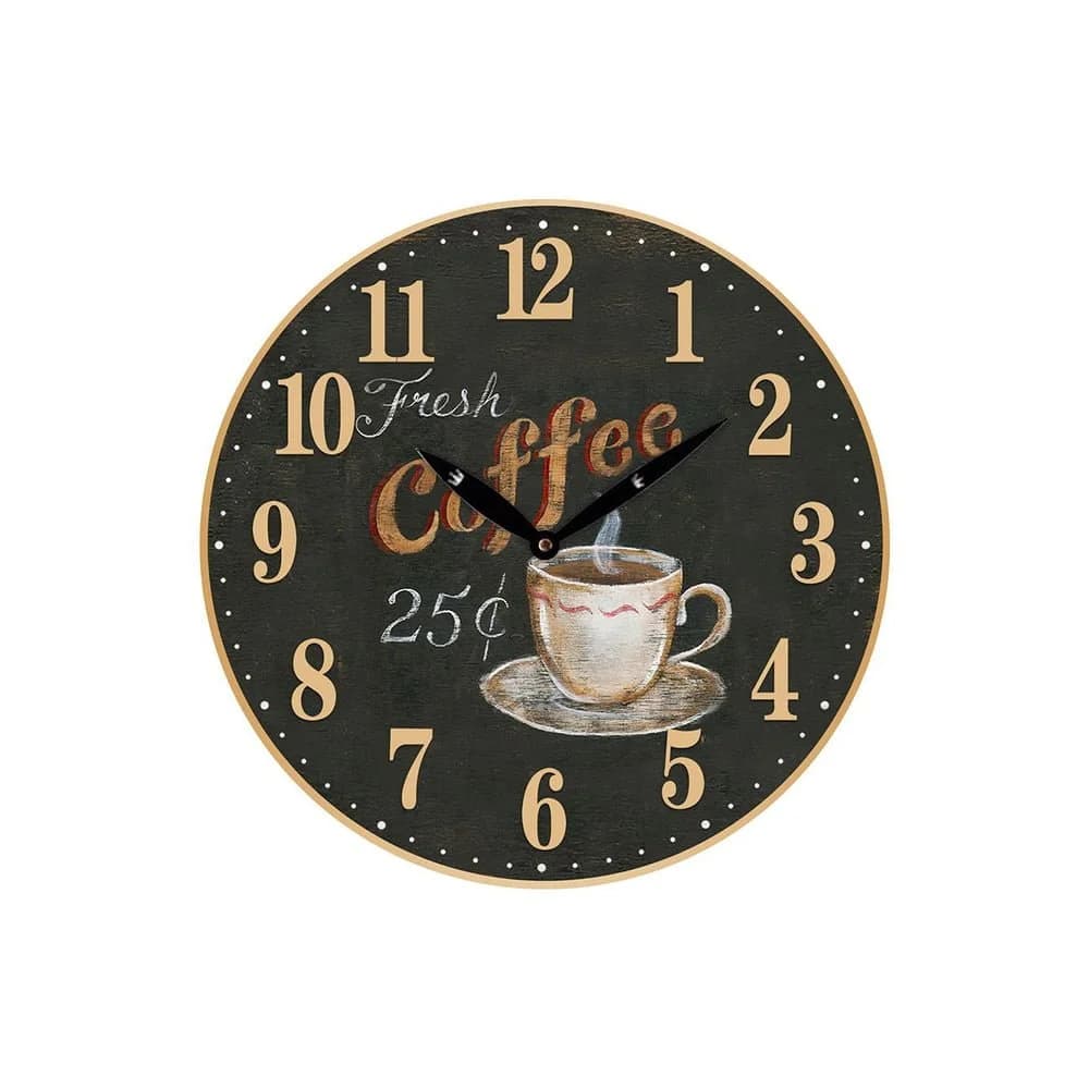 Reloj De Pared 28.8 Cm X 3.5 Cm Coffee Selecta — imagen 1 de 2