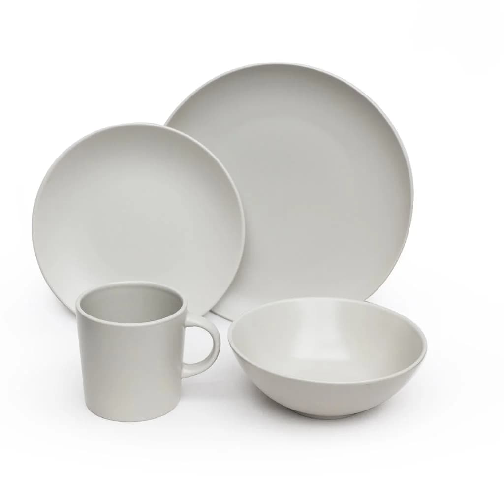 Juego De Vajilla Ceramica 16 Piezas Selecta Blanco — imagen 1 de 4