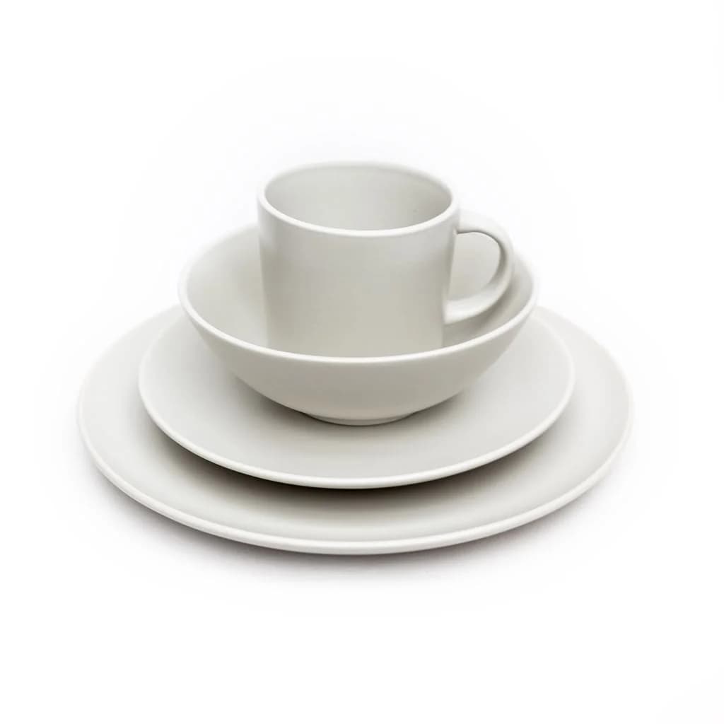 Juego De Vajilla Ceramica 16 Piezas Selecta Blanco — imagen 3 de 4
