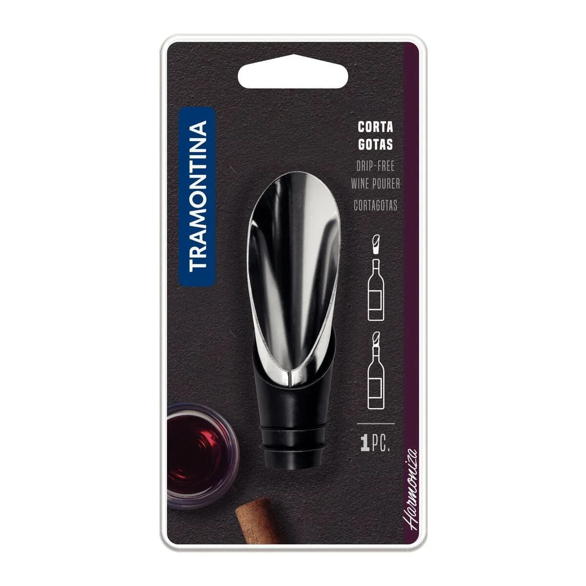 Cortagotas Tramontina De Acero Inoxidable Con Base De Goma — imagen 2 de 3