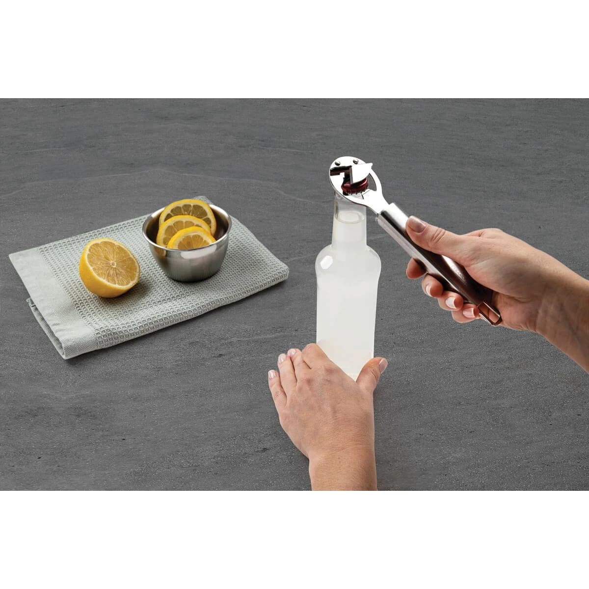 Destapador Abrelatas Tramontina Acero Inoxidable Marffim — miniatura 4