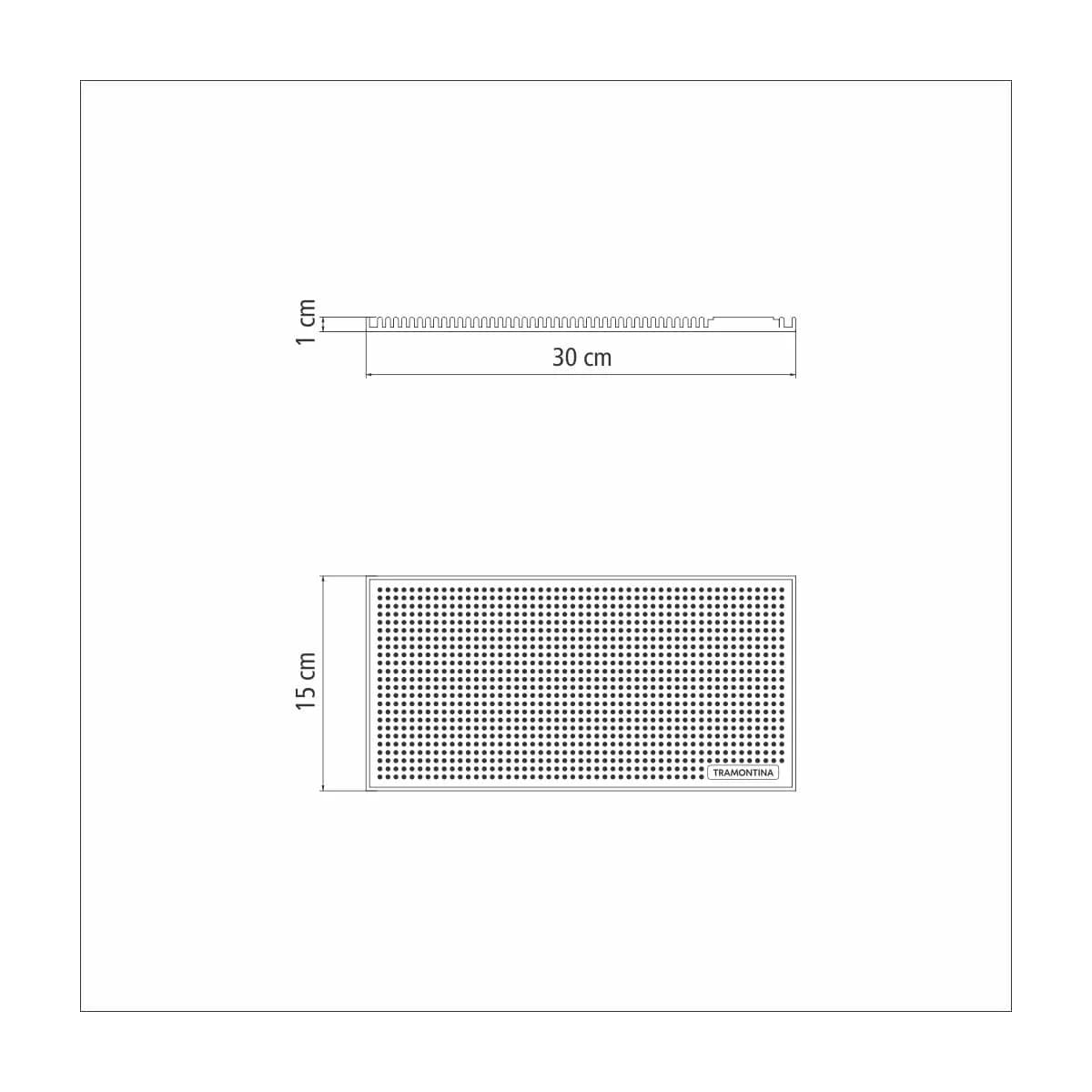 Alfombra De Cocteleria Barman Tramontina Pvc 15 Cm X 30 Cm — miniatura 3