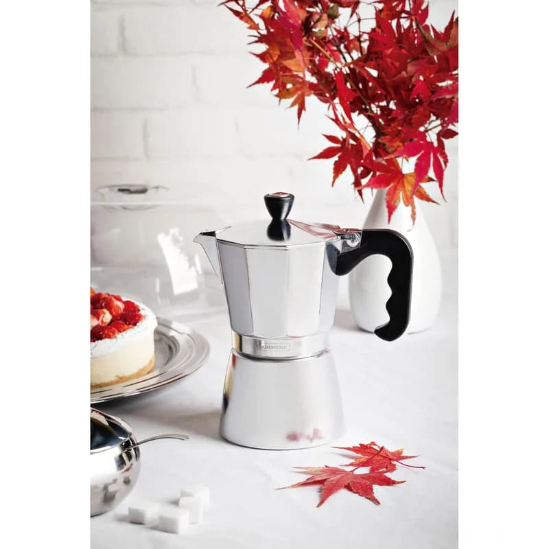 Cafetera Italiana Tramontina Aluminio 320 Ml Cafe Te — imagen 6 de 6